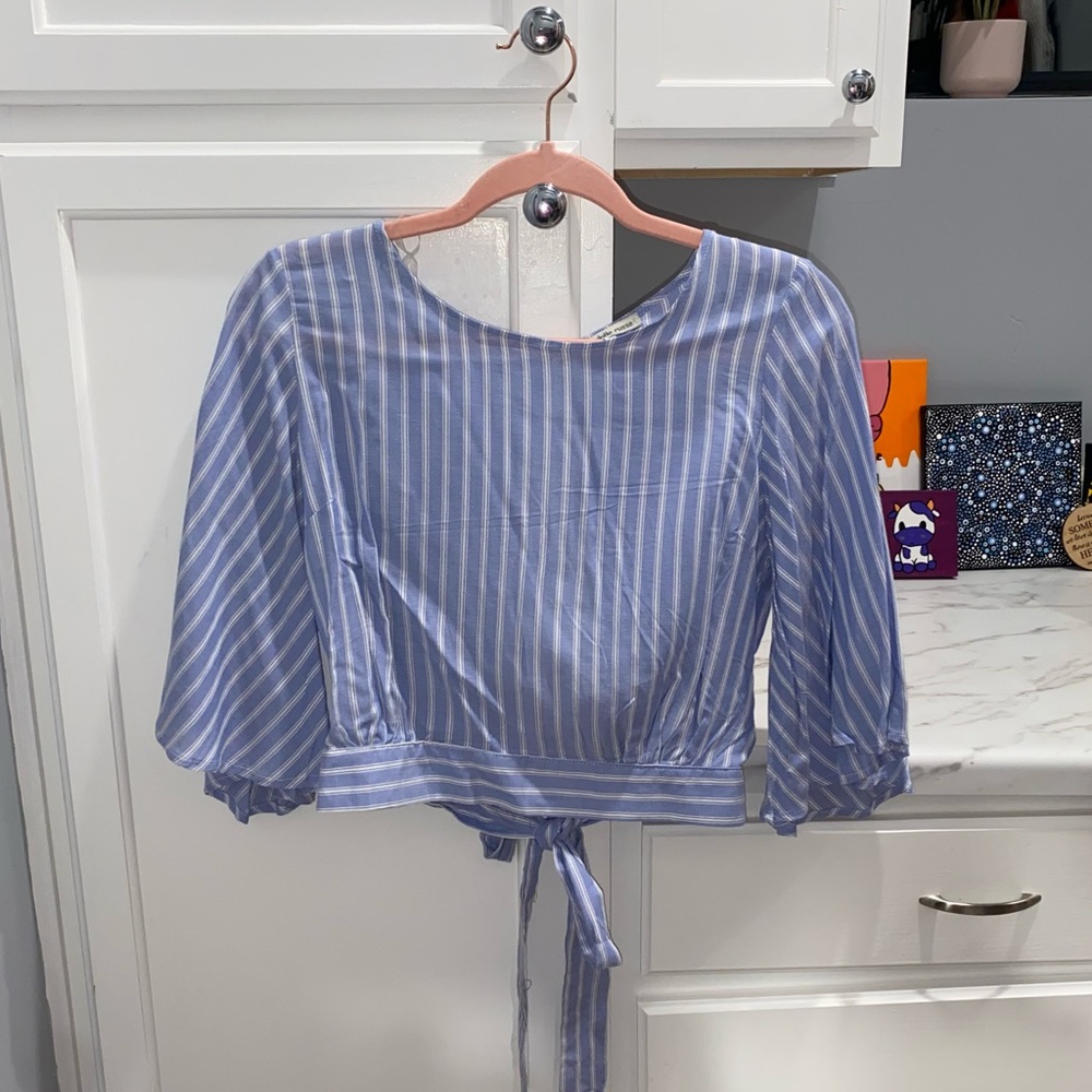 Striped Open Back Top! :) - Picture 2 of 4